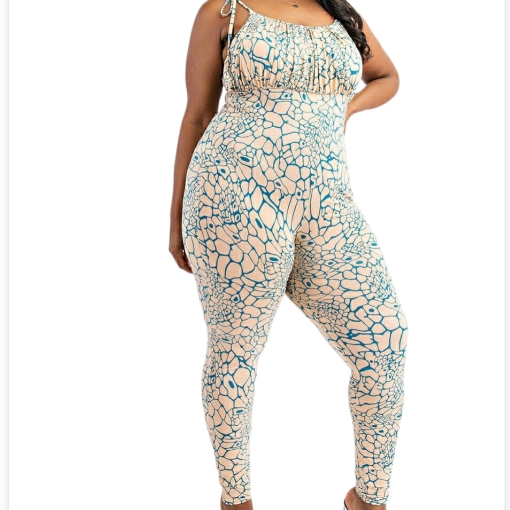 19.) LAST ONE Snap Crackle & Pop Jumpsuit